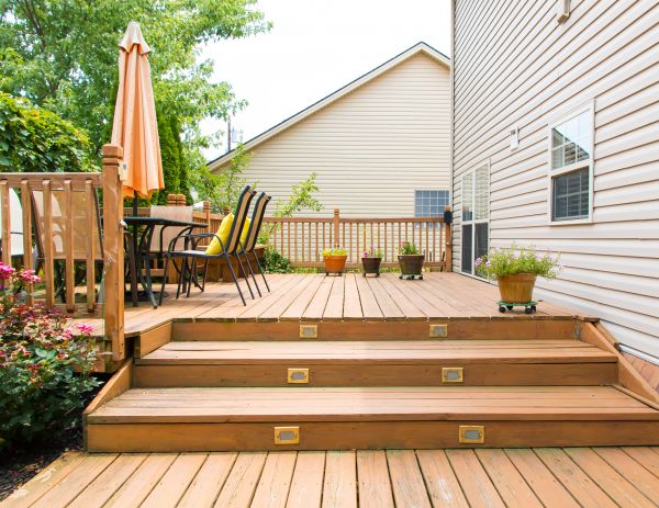 Wooden Patio Installation in Visalia